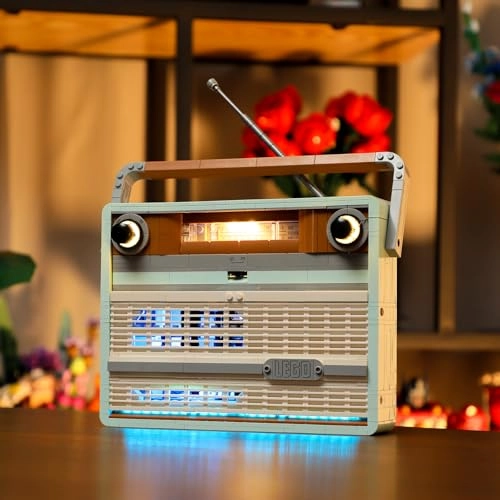 Light Kit for LEGO 10334 Retro Radio - Compatible with LEGO Icons Building Set