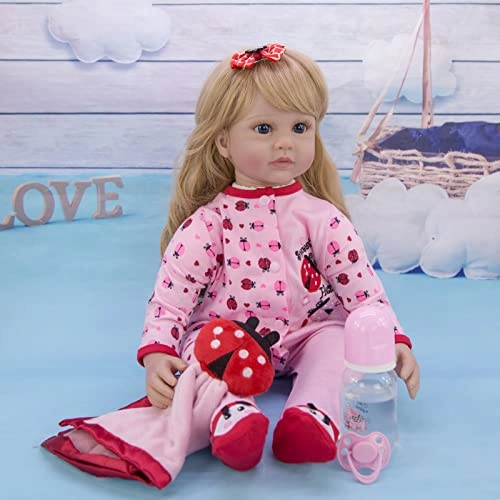 Rebirth Baby Doll - 48cm/58cm Silicone Limbs Cloth Body Panda Clothes Gift Set