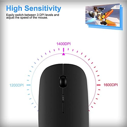 Wireless Bluetooth Gaming Mouse - USB