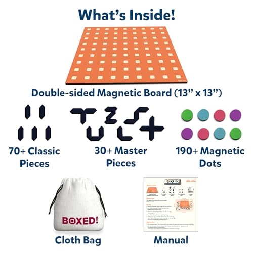 Magnetic Dots & Boxes - Boxed! Multicolor