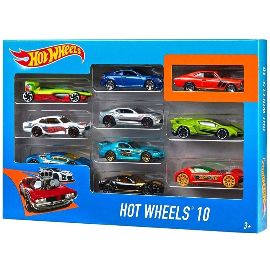 Hot Wheels Basic Die-Cast Car - 1:64 10pcs