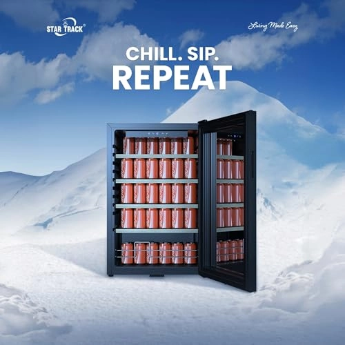 Compressor Beverage Cooler - 115 L 220 kW Black