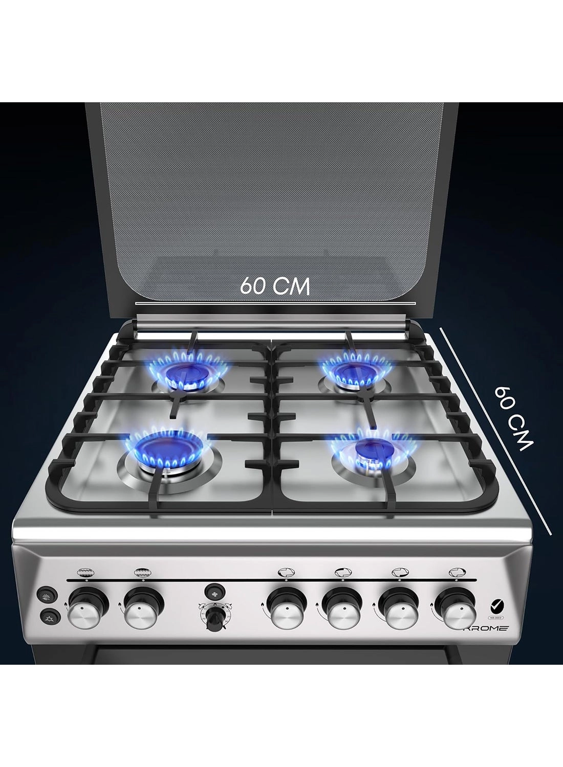 KR-CR 606KF GAS Cooker