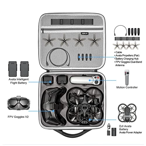 Avata Travel Bag - Hard Shell FPV Goggles V2 Compatible