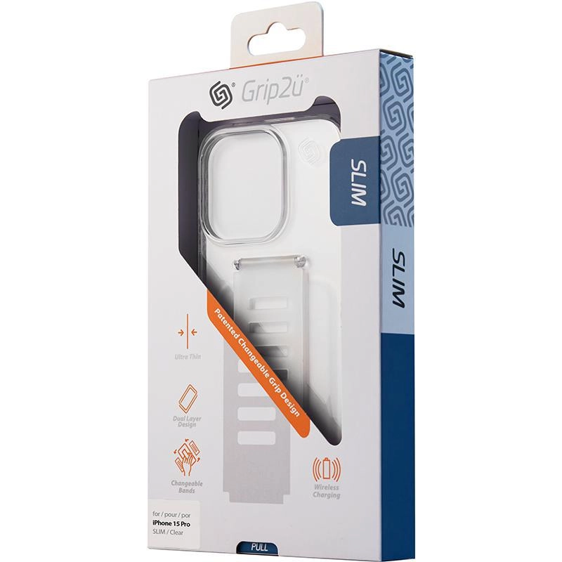 Slim Back Cover - TPU Material Back Cover Mobile Case with Strap for iPhone 15 Pro Max