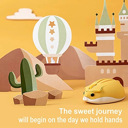 Cute Hamster Shaped Animal Mouse - Wireless