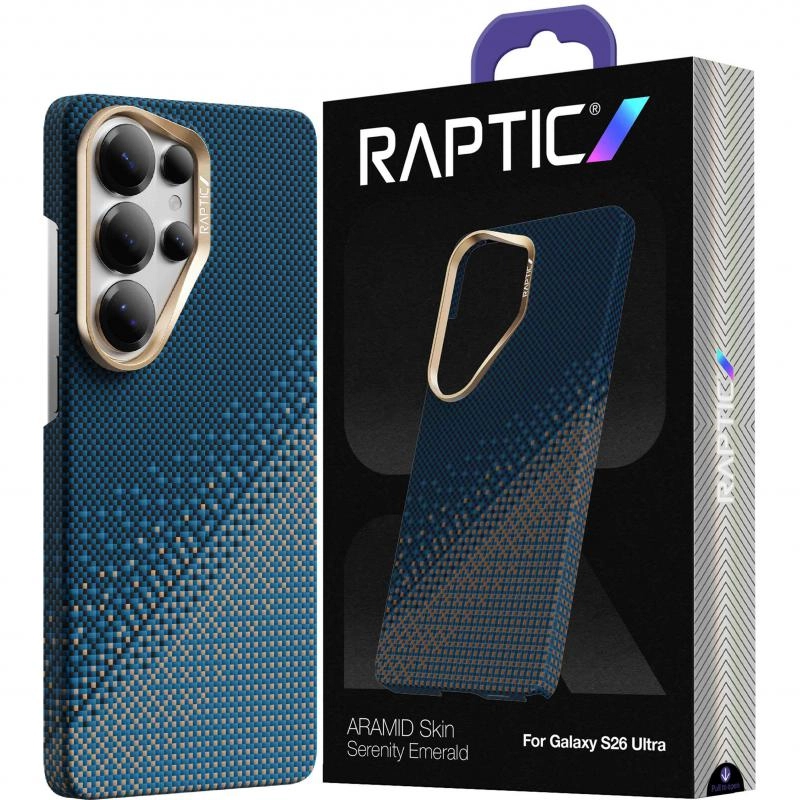 Raptic Aramid Skin Back Cover with MagSafe for Samsung Galaxy S26 Ultra