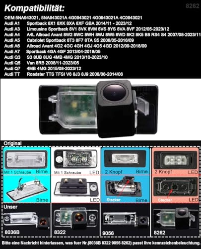 Rear view camera - Night Vision 1280 x 720 pixels