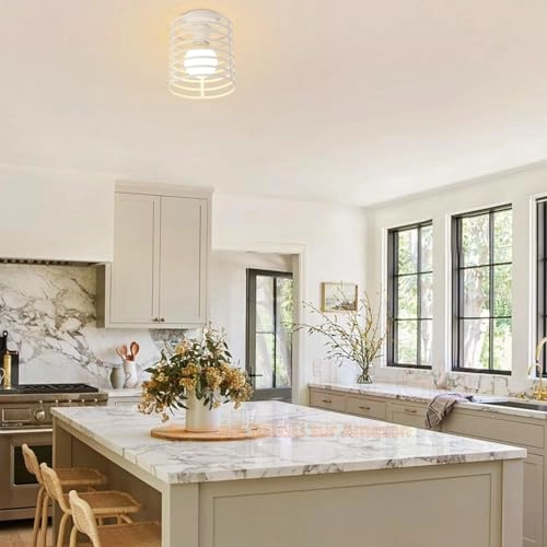 Metal Cage Pendant Light - E27 16 cm