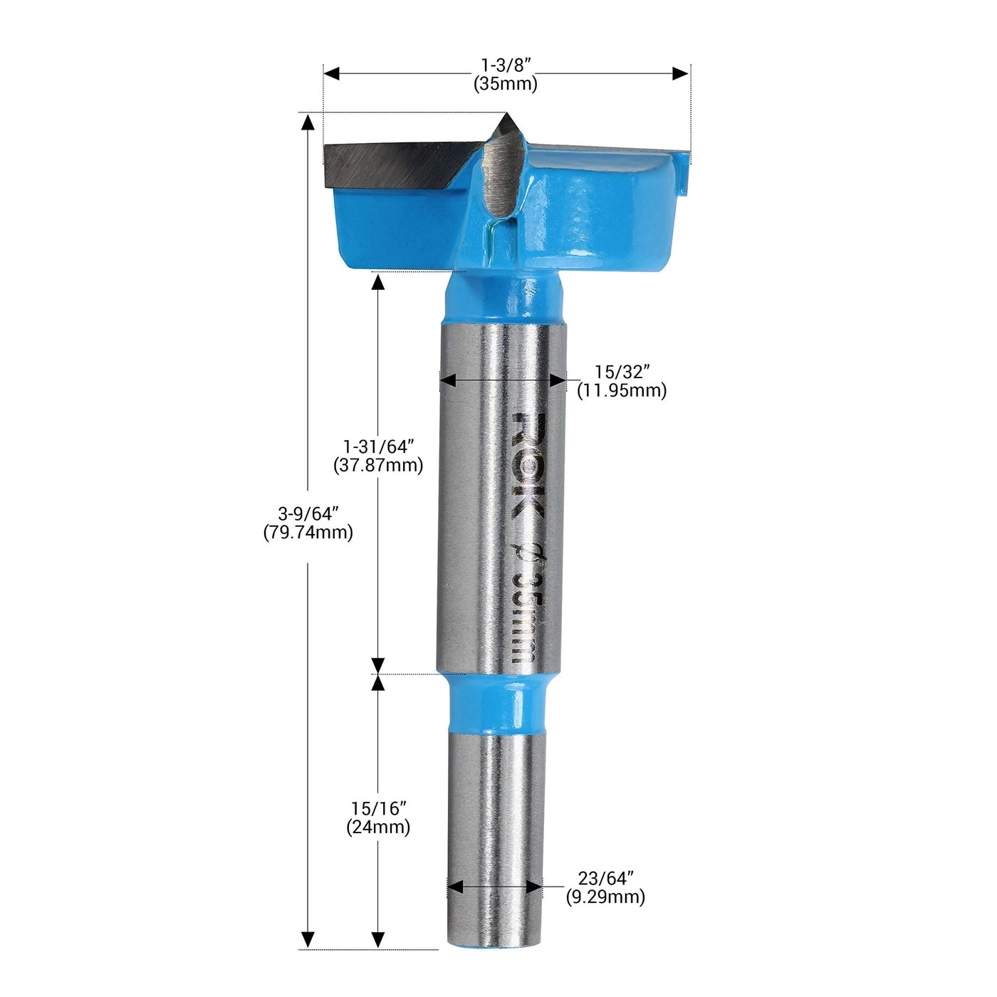 Hinge Boring Forstner Drill Bit - 35mm