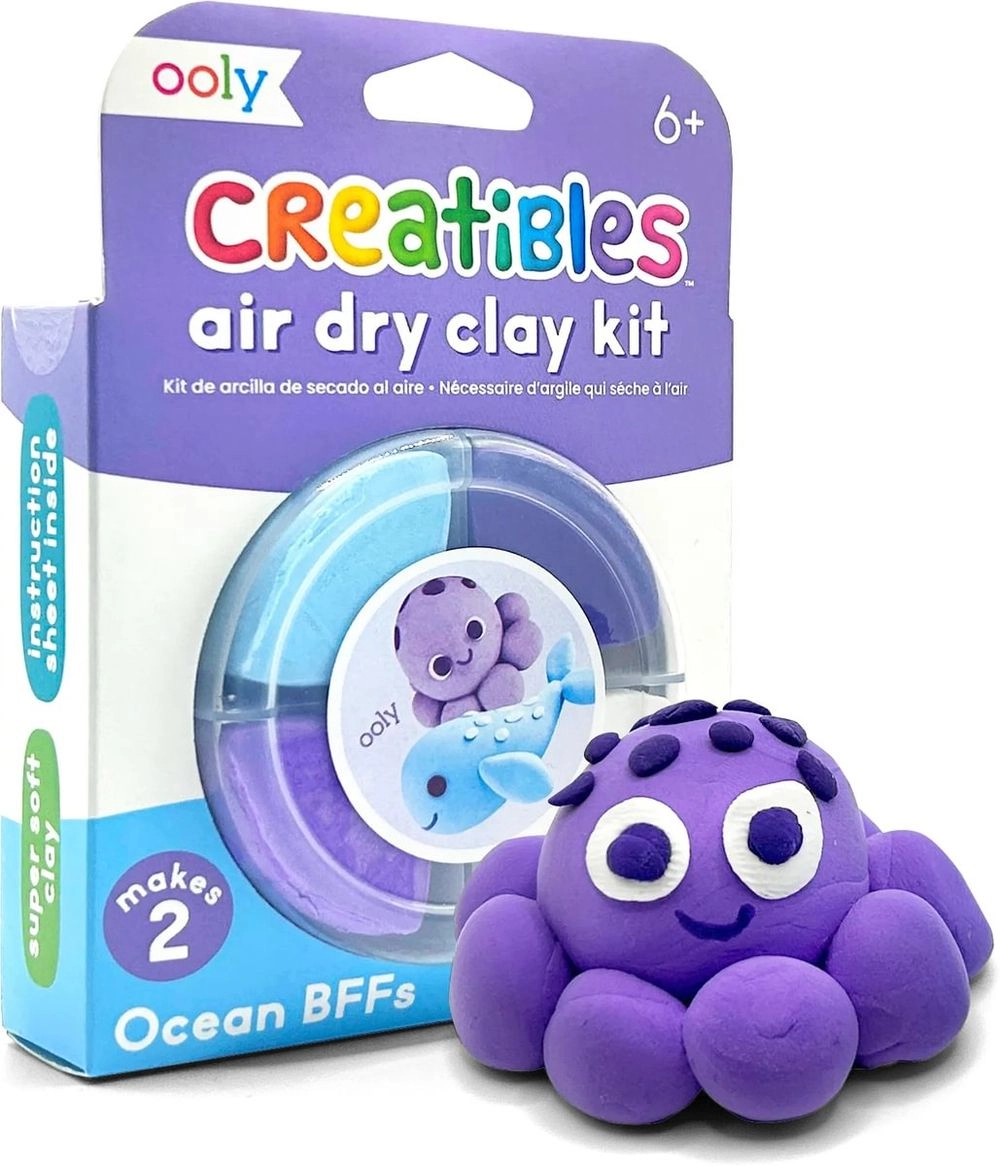 Creatibles D.I.Y. Air Dry Clay Kit - 4 Pcs