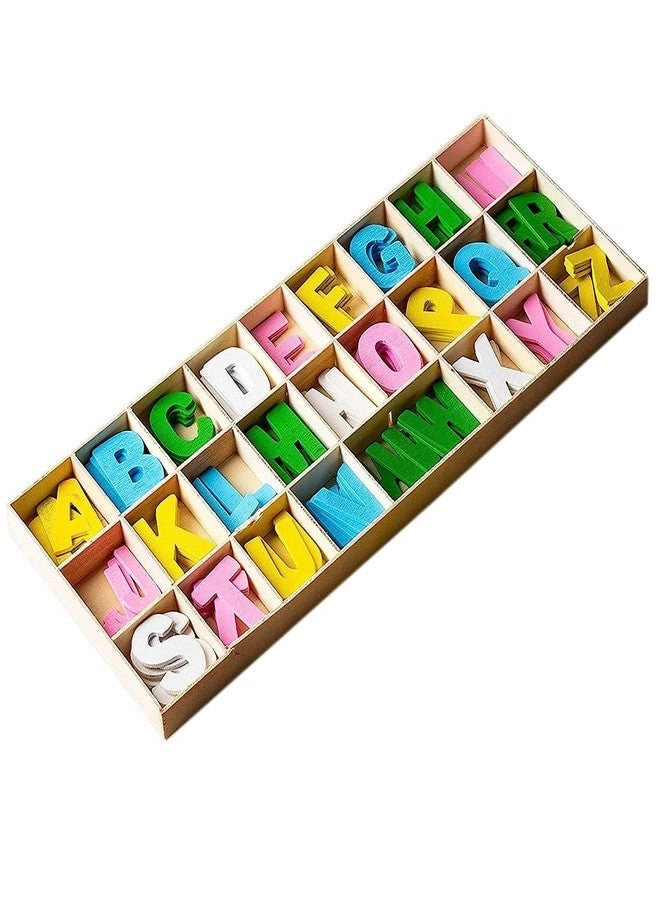 kreni Wooden Alphabets Set - 5 Pcs Each
