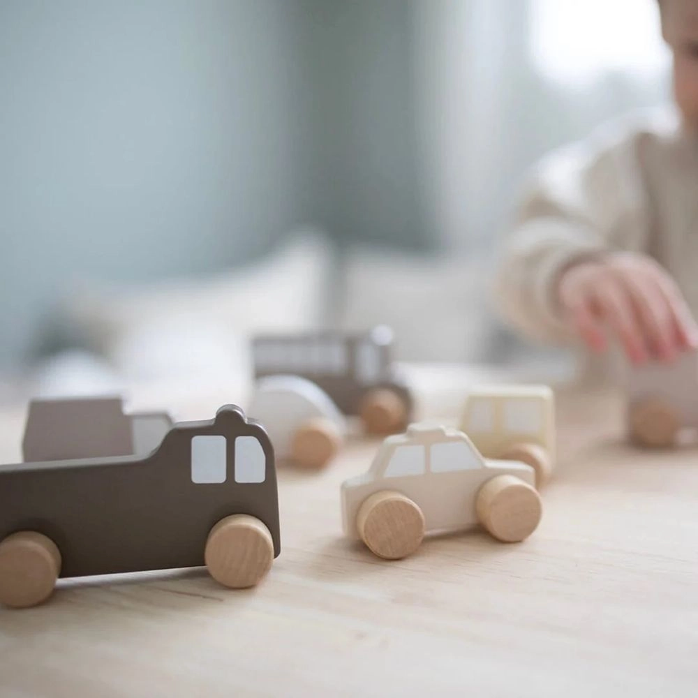 My First Cars Wooden Playset - 8 Pcs