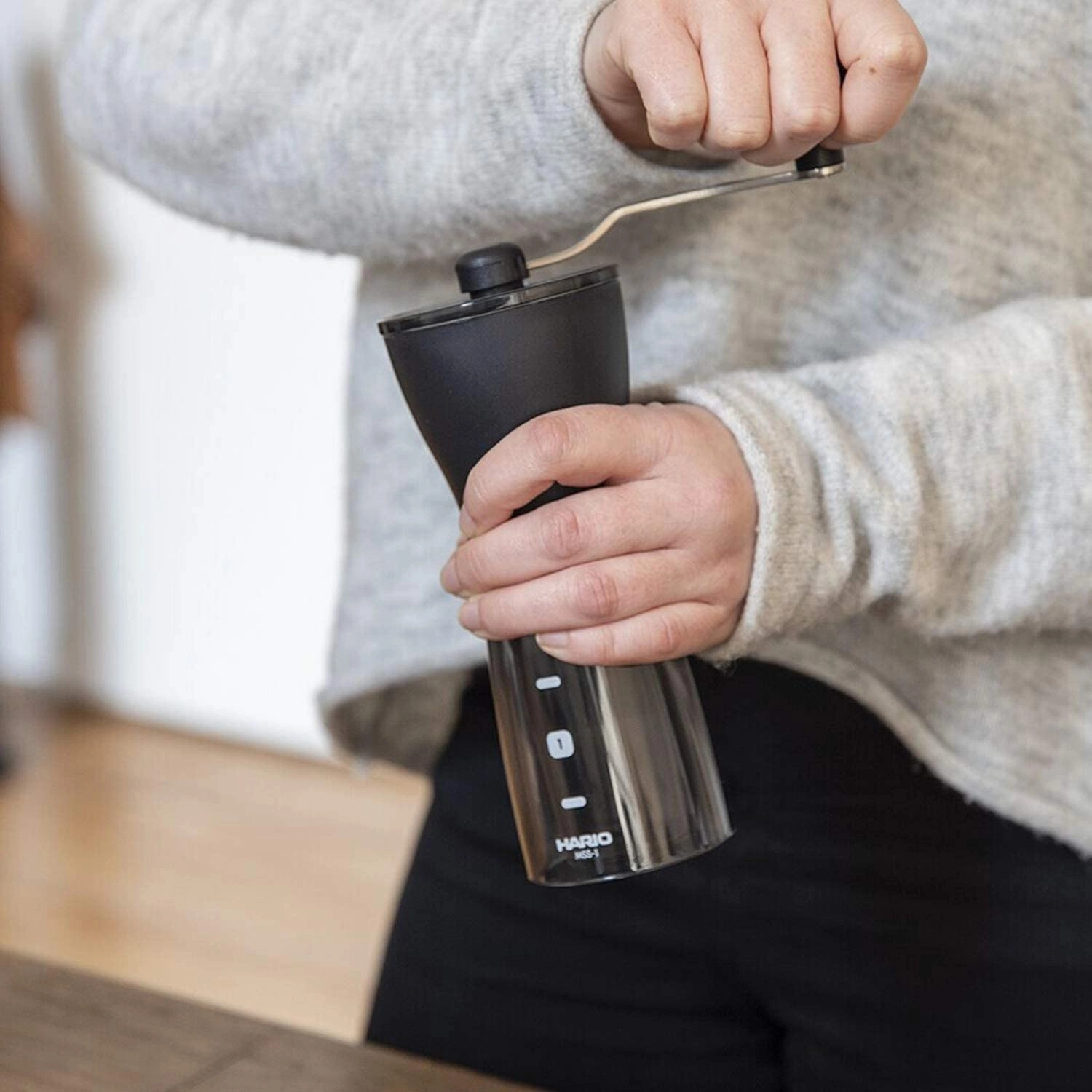 Slim Coffee Mill - 15 x 7.2 x 22 cm Ceramic burr