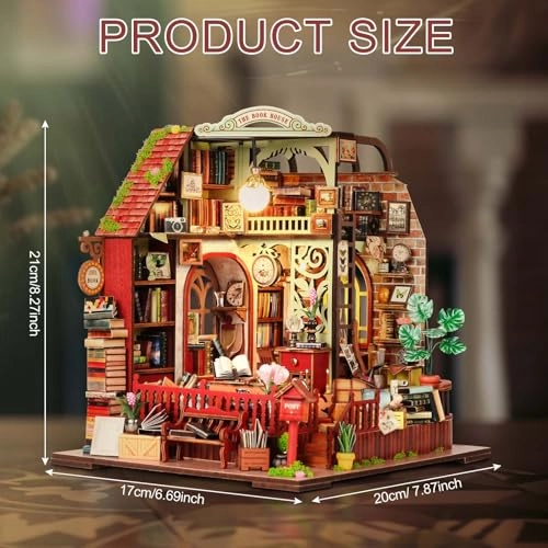 Miniature dollhouse Kit - Bookhouse