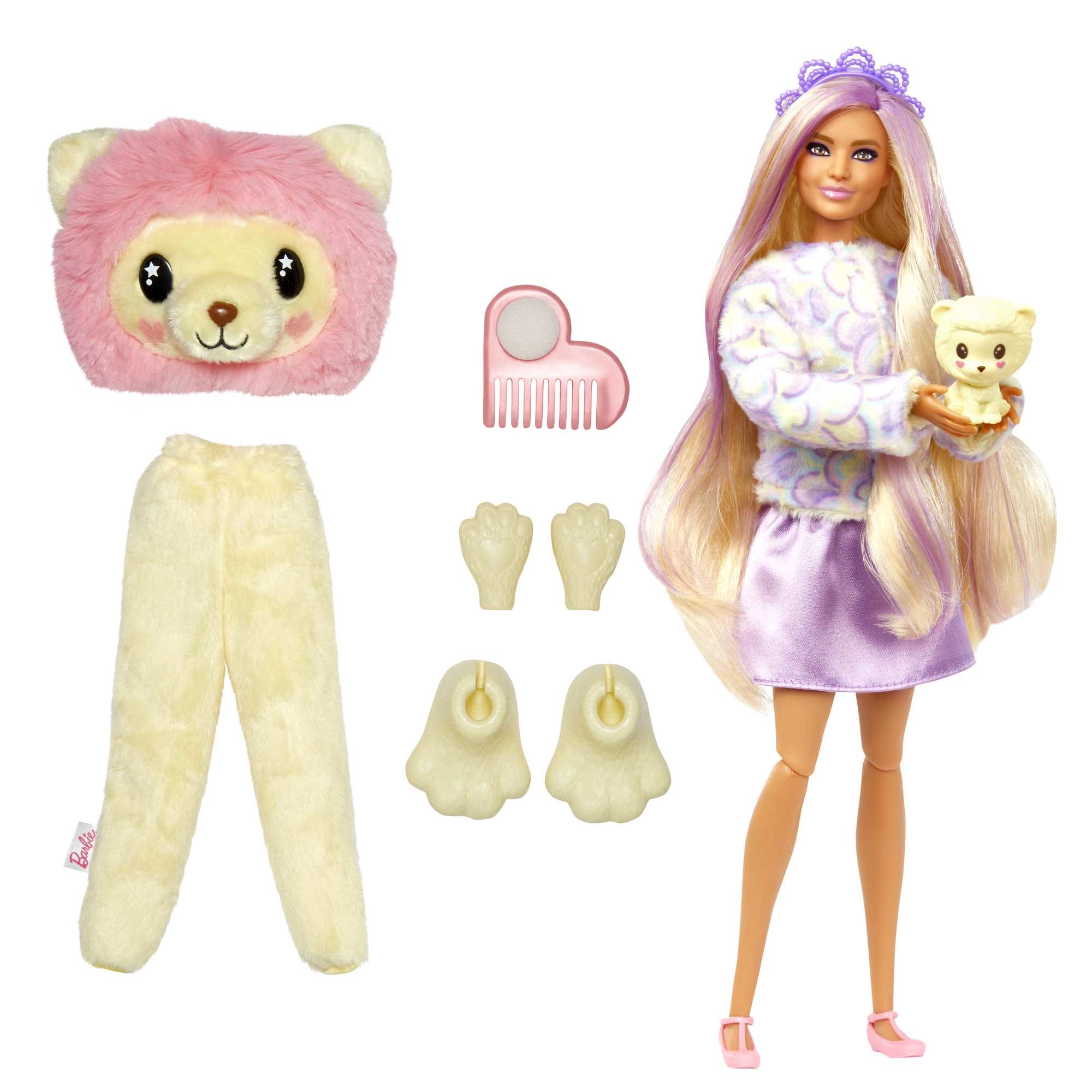 Good Vibes Bear Barbie Fashion Doll - Cutie Reveal Care Bears Series 2 10 Surprises Ages 3+