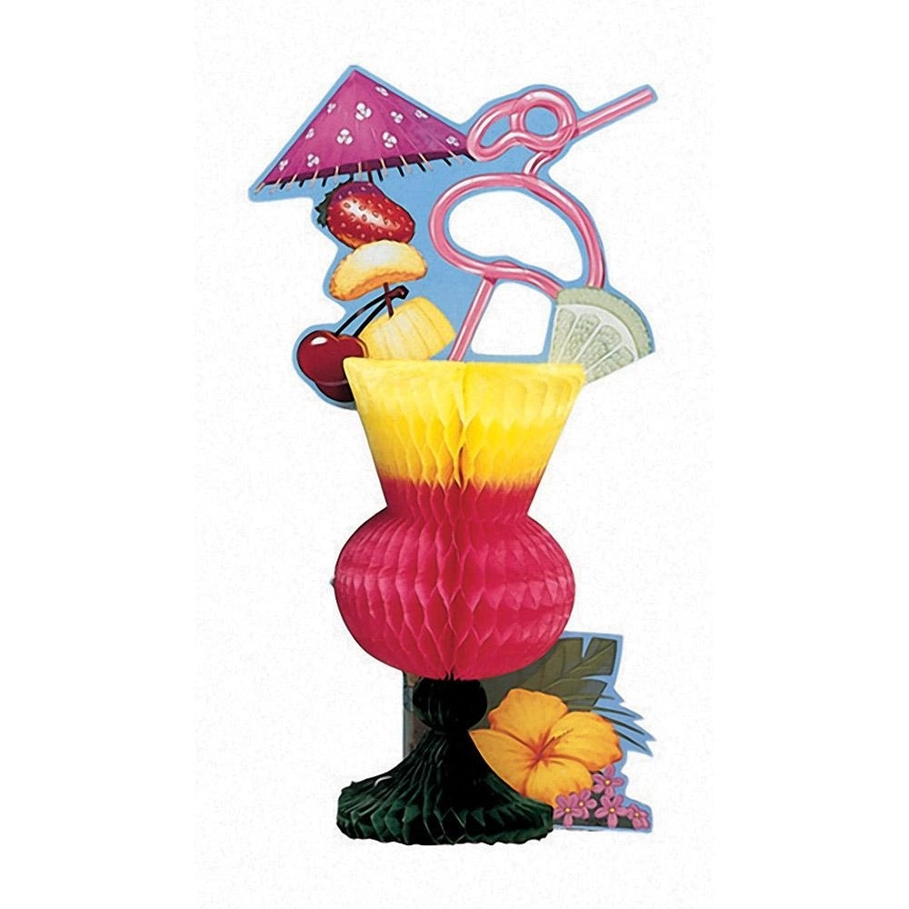 CREATIVE CONVERTING Luau Fun Centerpiece Honeycomb