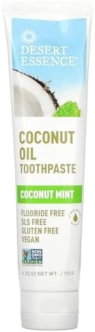 Desert Essence Coconut Oil Coconut Mint Toothpaste Adult 176g