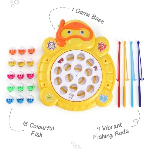 FIRSTCRY INTELLISKILLS Electronic Fishing Game - 20 pieces