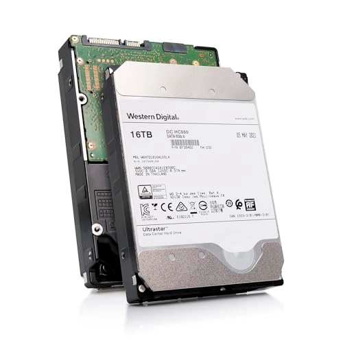 (Renewed) DC 3.5" 7200rpm 512MB SATA 6Gb/s (HC550) - 16TB
