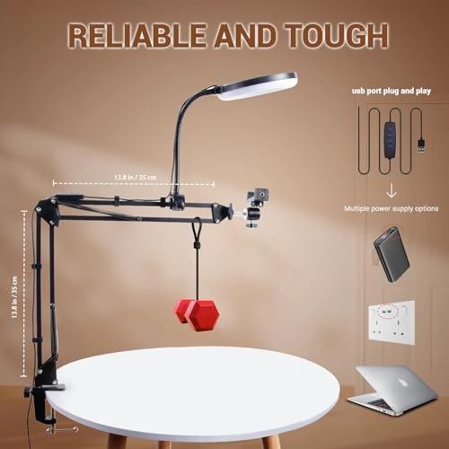 Overhead Phone Mount - Ring Light Flexible Arm