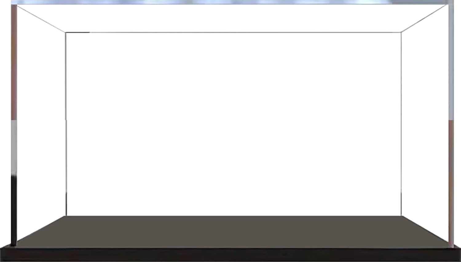 China Acrylic display case (75367) - Black Base 110x60x35cm