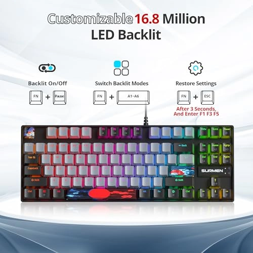 TKL Gaming Keyboard - US Wired