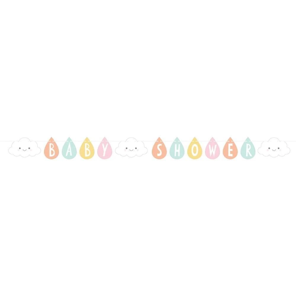 Sunshine Baby Shower Shaped Ribbon Banner - 1pcs