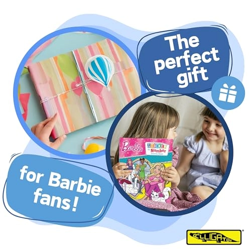 Barbie - Sticker by Number Activity Book