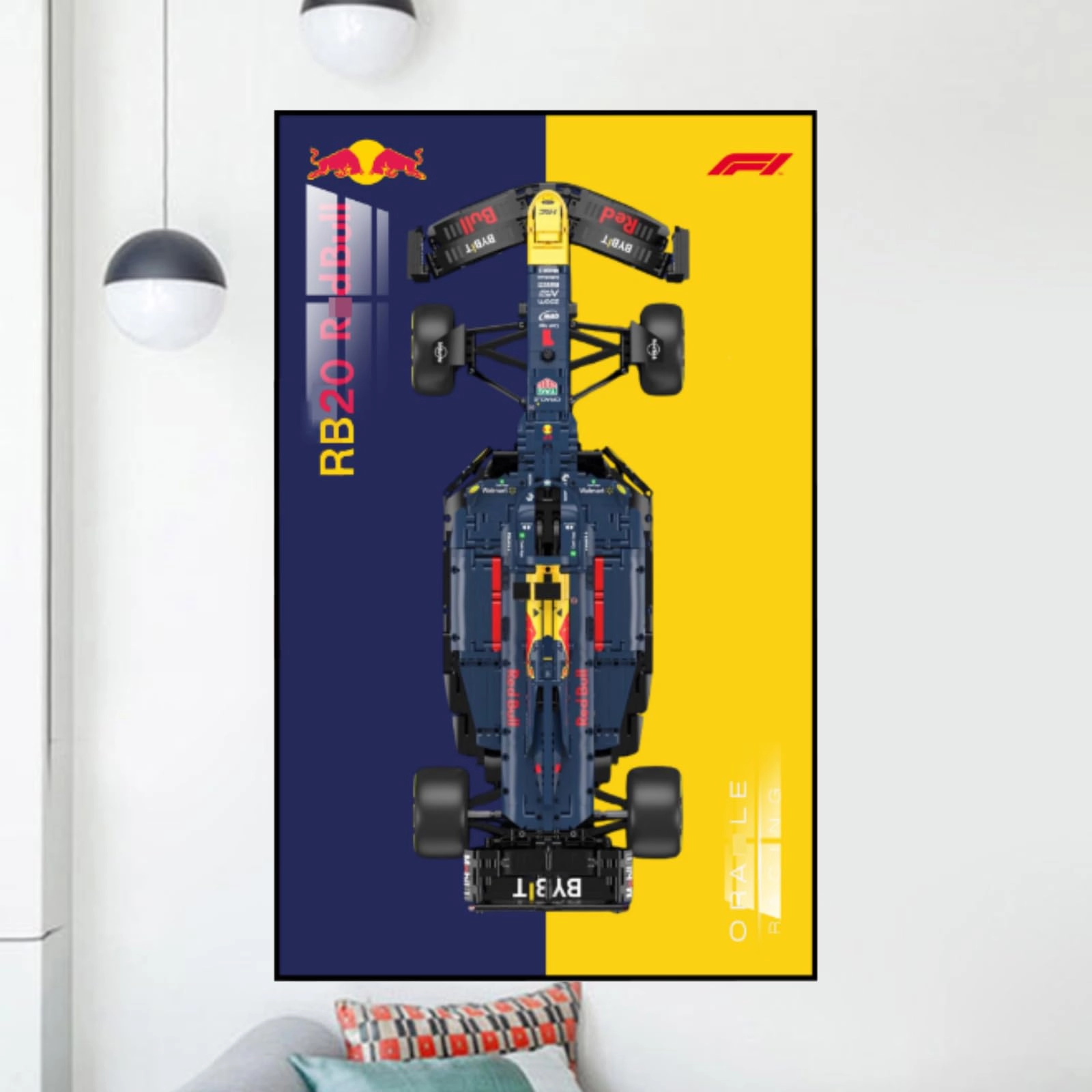 SUNHON Figures Display Wall Mount - 50x80x4cm Acrylic