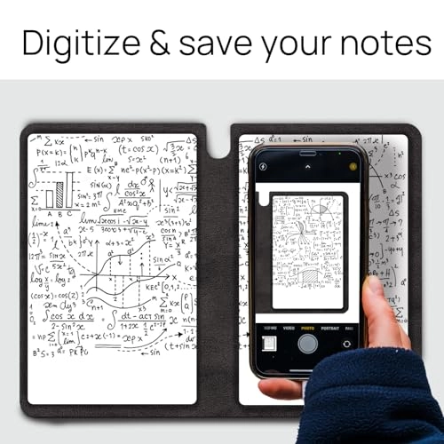 Reusable Whiteboard Notebook A5 - Blank 2 Pages