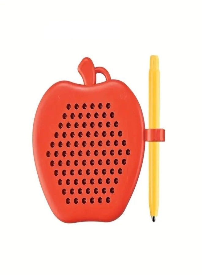 WORSHIPER Mini Magnetic Drawing Board - Apple Shape Magnetic Beads