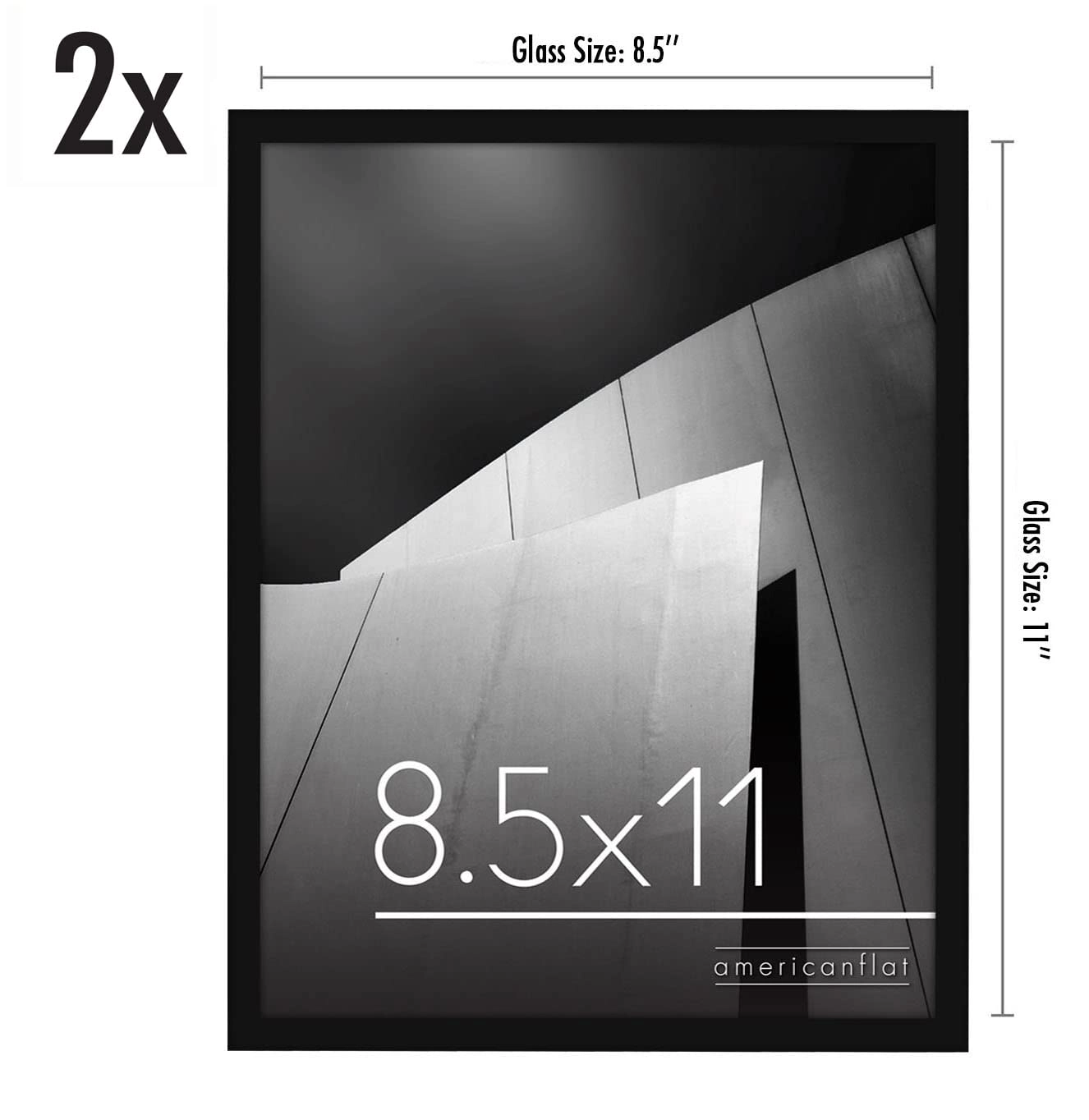 LX8511BLK2PK - 8.5x11