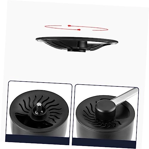 Setting Bean Grinding Hand Crank Coffee Machine - Black Ceramic Acrylic