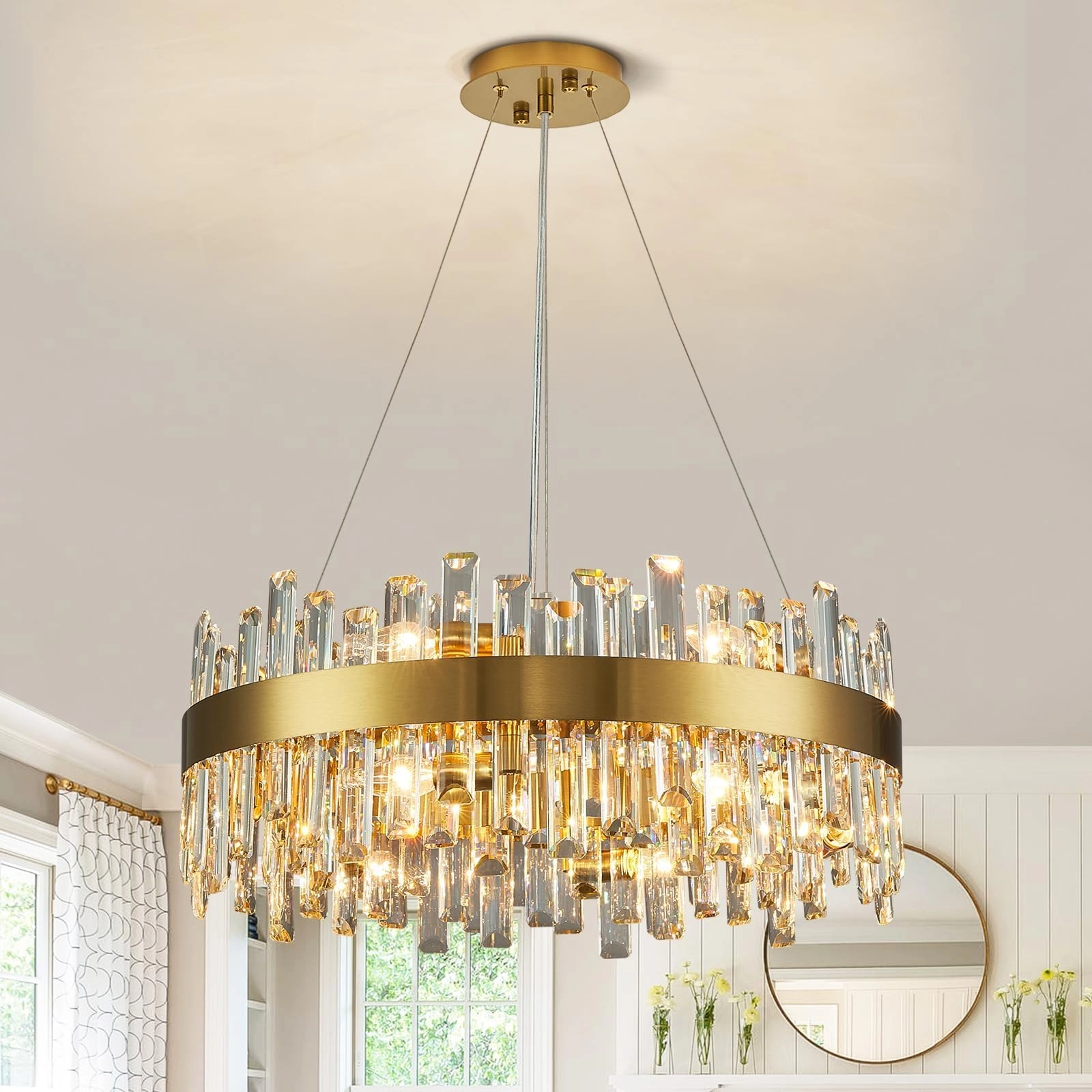 Crystal Chandelier - 2700K 4500K 6000K