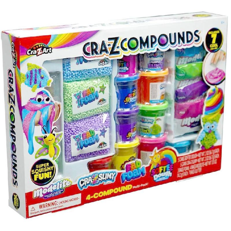 Cra-Z-Art Compounds - Dough;Fab Foam;Slime;Plastic:Glitter 1.00 kg