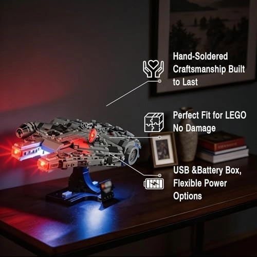 LED Light for Lego Millennium Falcon (75375)