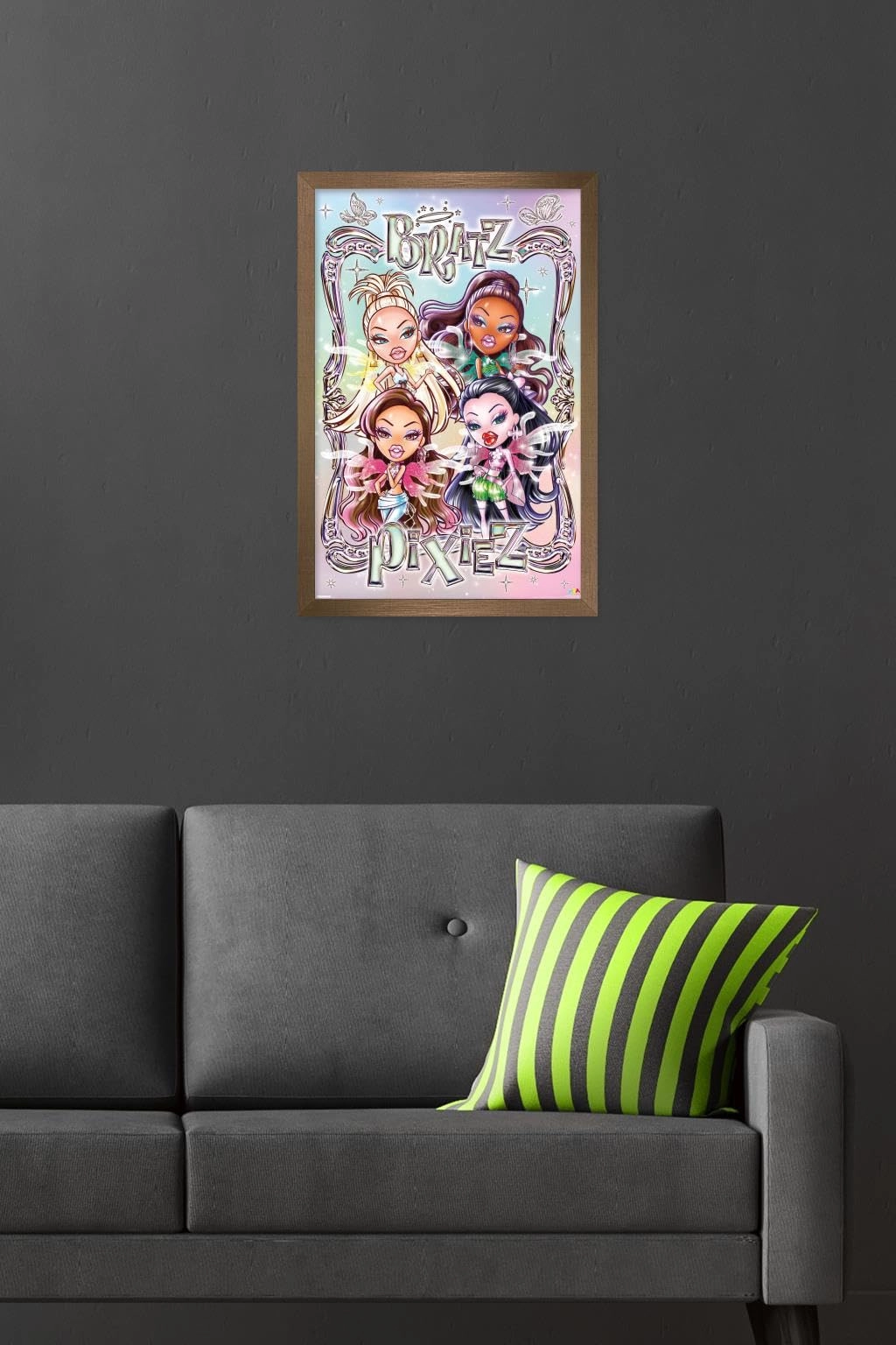 Pixiez Wall Poster - Paper 22.4"L x 14.7"W