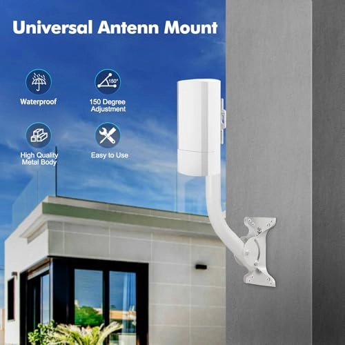 Universal Antenna Mount - 2 Pack WiFi Extender Weather Station Access Point