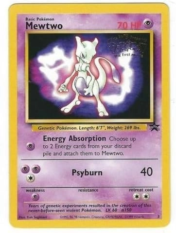 Pokemon USA, Inc. Mewtwo 3 - Wizards Black Star Promos