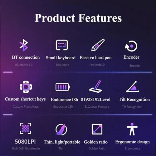 Drawing Tablet - 254x153mm 8192