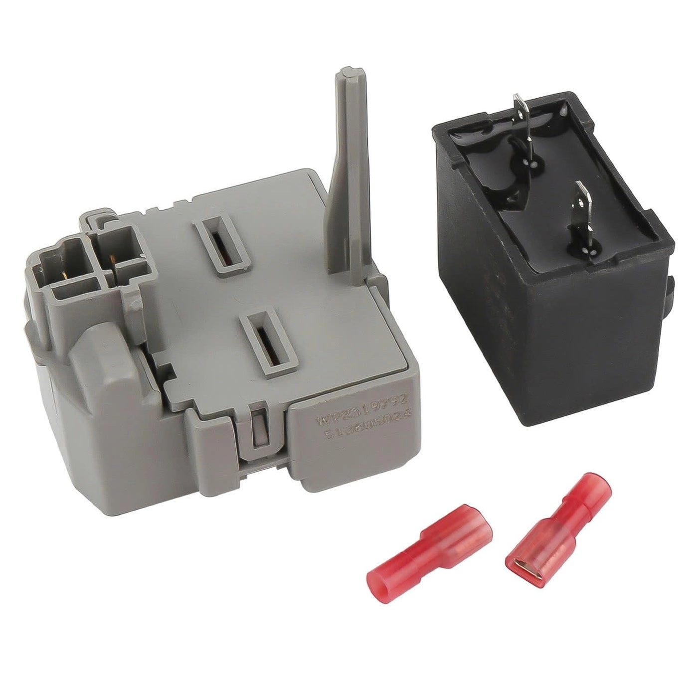 Seentech Overload and Start Relay - Compatible with Whirlpool Kenmore Refrigerators + Compressor Run Capacitor