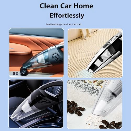 Handheld Vacuum Cleaner - 25-30mins Runtime HEPA Filter