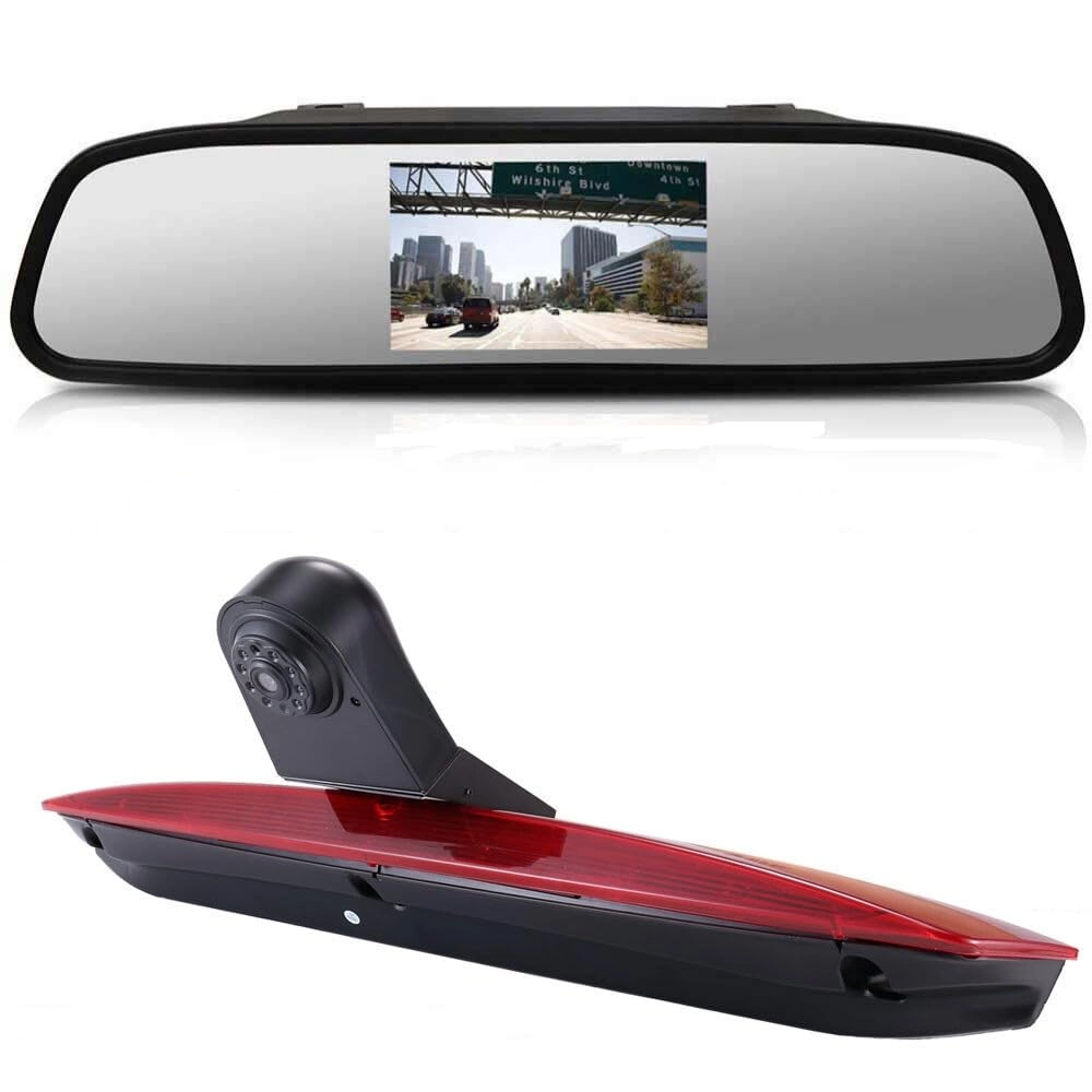 Reversing Camera + LCD Colour Display Monitor - Night vision AHD video signal or CVBS signal 1280 x 720 pixels