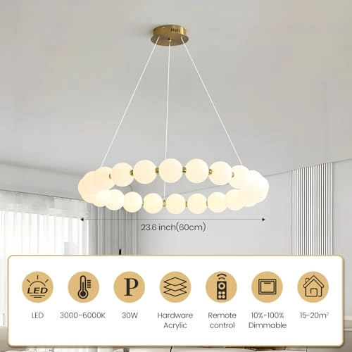 18808GD-30W - 3000K-6000K Dimmable