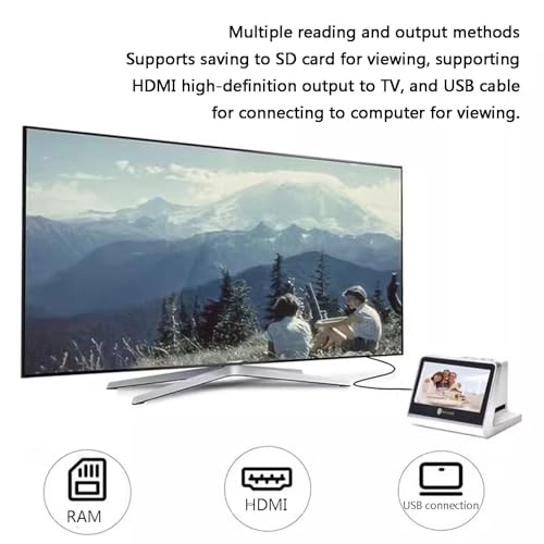 Digital Film Scanner - 120 1080P LCD Screen