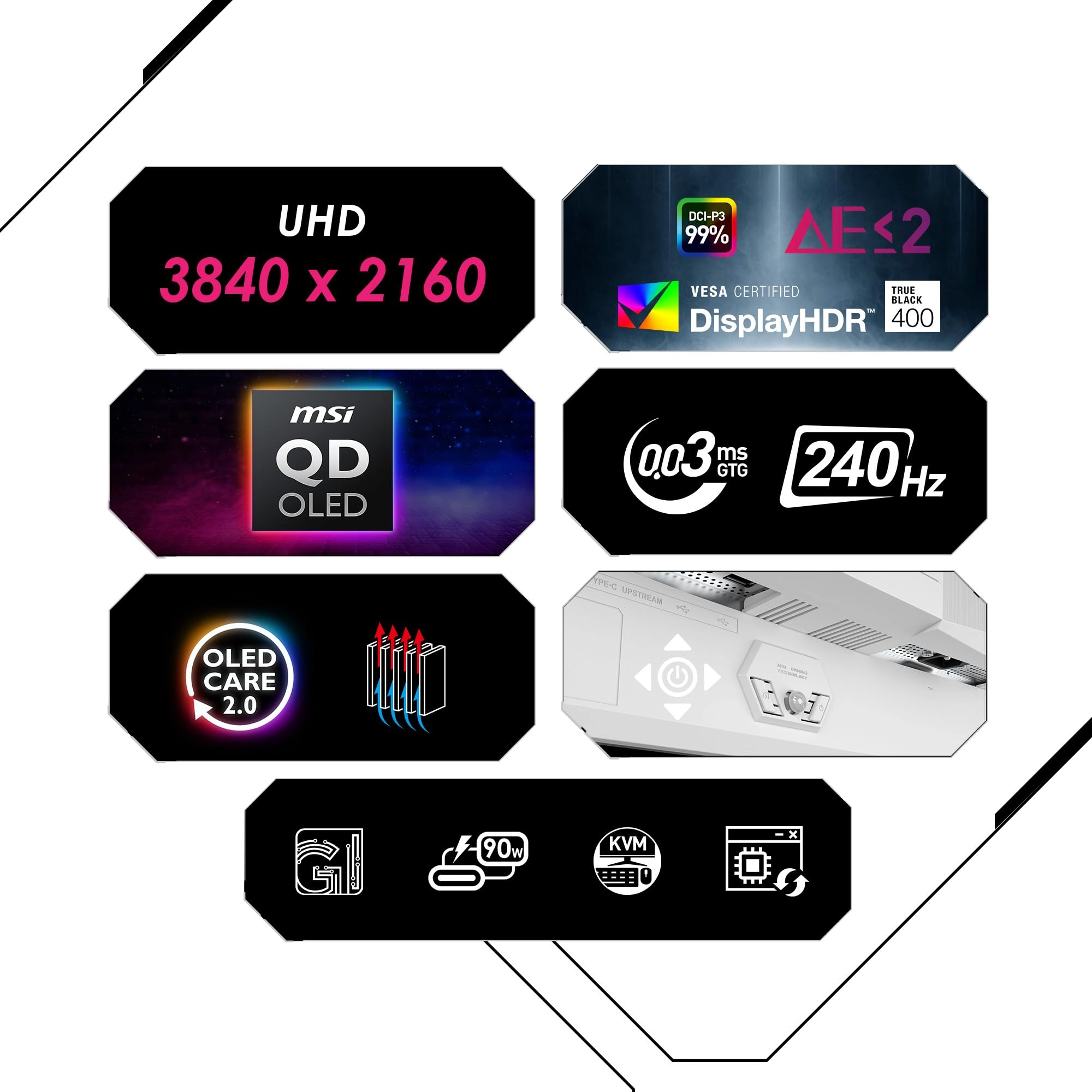 MPG 321URX QD-OLED - 31.5" 3840 x 2160