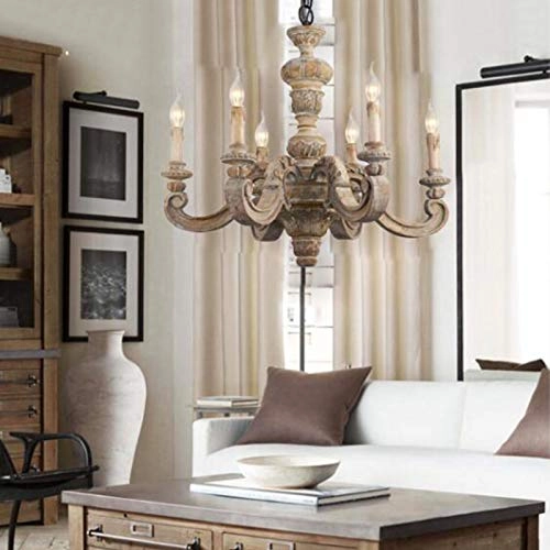 American vintage candle chandelier