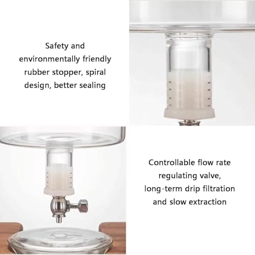 Cold Brew Drip Coffee Maker - 800ml High Borosilicate Glass