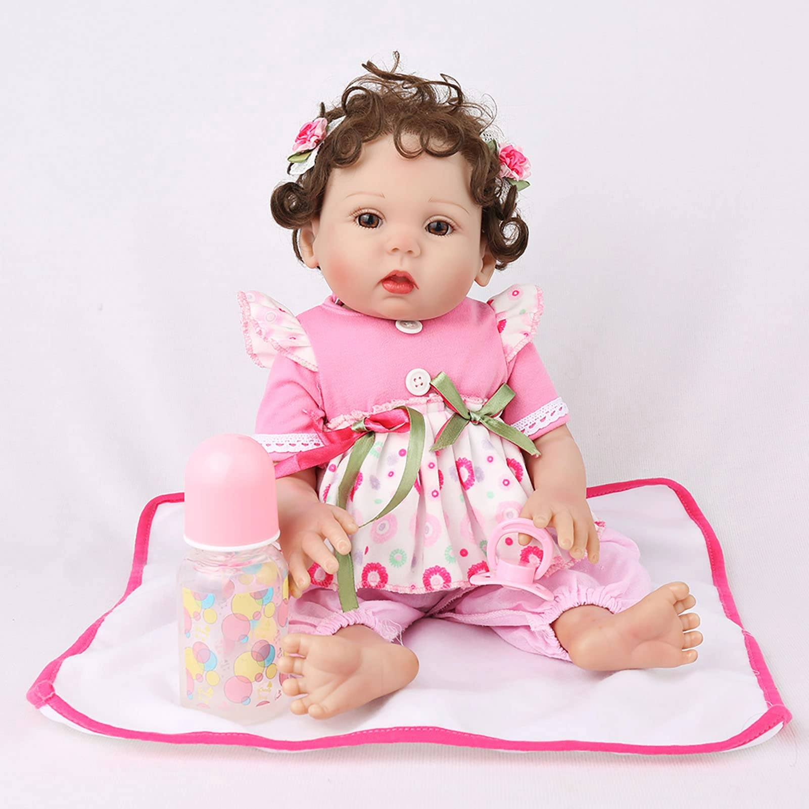Reborn Baby Doll - 18 Inch 45cm Soft Vinyl Girl